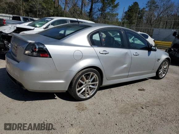 2009 Pontiac G8 GT with VIN 6G2EC57Y39L199649, listed as a Copart auction lot 46139525 with 165,865 mi miles and Salvage Title. Bid and sale history available at carsss.com. Image 3.