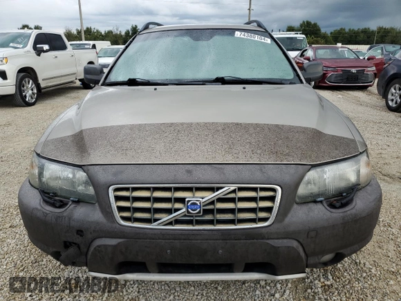 2004 Volvo V70 XC70 with VIN YV1SZ59H341127307, listed as a Copart auction lot 74380104 with 0 mi miles and Salvage Title. Bid and sale history available at carsss.com. Image 5.