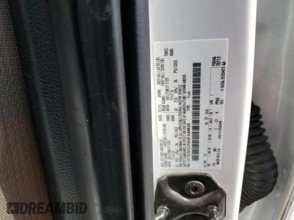 2016 Ford F-150 XL с VIN 1FTEW1CP4GFA49826, выставлен на аукционе Copart как лот 61107985 с пробегом 217 226 миль миль и Списание • Salvage title. История ставок и продаж доступна на DreamBid. Изображение 13.