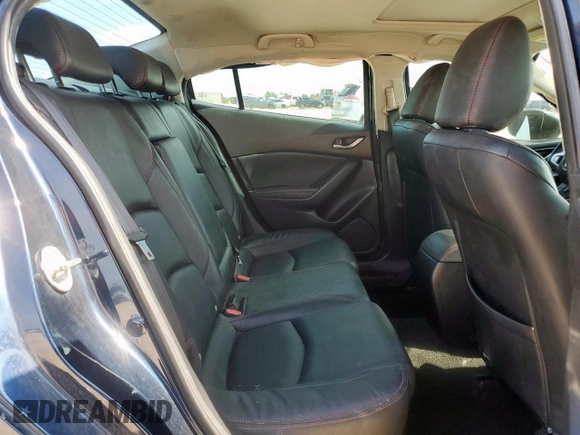 2015 Mazda 3 i Grand Touring with VIN 3MZBM1W77FM219595, listed as a Copart auction lot 61041105 with 140,846 mi miles and Salvage title. Bid and sale history available at DreamBid. Image 10.