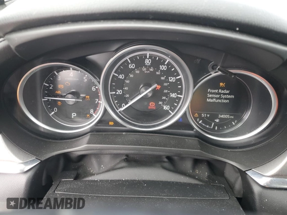 2018 Mazda 6 Grand Touring with VIN JM1GL1TY6J1323672, listed as a Copart auction lot 52700165 with 34,005 mi miles and Salvage Title. Bid and sale history available at DreamBid. Image 9.