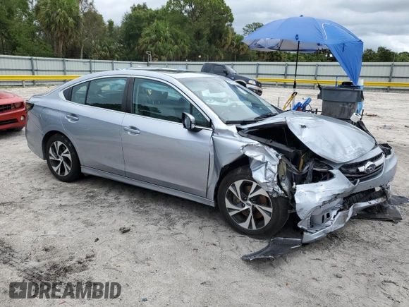 2022 Subaru Legacy Premium with VIN 4S3BWAF66N3028514, listed as a Copart auction lot 58926665 with 47,419 mi miles and Non repairable. Bid and sale history available at DreamBid. Image 4.