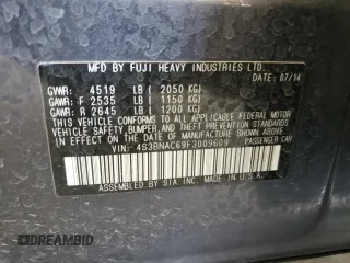 2015 Subaru Legacy Premium z VIN 4S3BNAC69F3009609, wystawiony jako Copart lot #62203515 z przebiegiem 113 332 mil mil oraz Szkoda całkowita • Salvage title. Historia ofert i sprzedaży dostępna na DreamBid. Obrazek 12.
