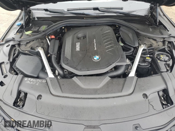 2019 BMW 7 Series 740i xDrive z VIN WBA7E4C52KGV28841, wystawiony jako Copart lot #56567375 z przebiegiem 162 220 mil mil oraz Szkoda całkowita • Salvage title. Historia ofert i sprzedaży dostępna na DreamBid. Obrazek 11.