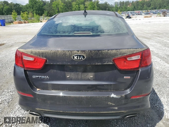 2015 Kia Optima LX with VIN 5XXGM4A7XFG510305, listed as a Copart auction lot 56780395 with 122,191 mi miles and Clean Title. Bid and sale history available at DreamBid. Image 6.