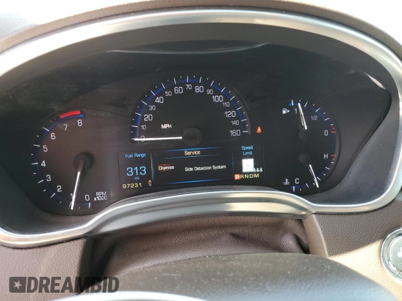 2014 Cadillac SRX Premium Collection z VIN 3GYFNDE37ES644966, wystawiony jako Copart lot #60501715 z przebiegiem 97 231 mil mil oraz Szkoda całkowita • Salvage title. Historia ofert i sprzedaży dostępna na DreamBid. Obrazek 9.