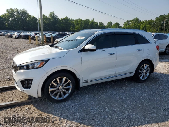 2016 Kia Sorento SX with VIN 5XYPKDA55GG095072, listed as a Copart auction lot 61426975 with 147,043 mi miles and Clean title. Bid and sale history available at DreamBid. Image 1.