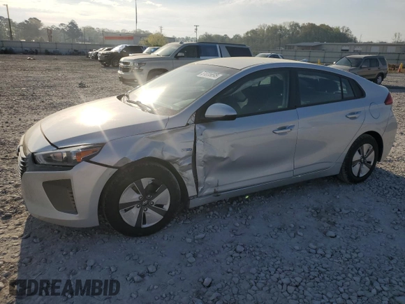 2019 Hyundai Ioniq Blue with VIN KMHC65LC8KU119680, listed as a Copart auction lot 51035695 with 109,913 mi miles and Salvage Title. Bid and sale history available at DreamBid. Image 1.