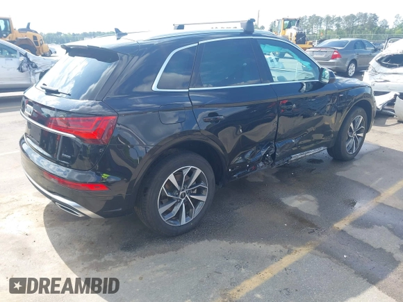 2024 Audi Q5 S line Premium Plus with VIN WA1EAAFY5R2030063, listed as a IAAI auction lot 42158057 with 35,897 mi miles. Bid and sale history available at carsss.com. Image 4.