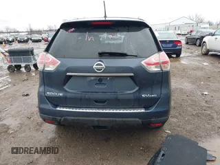 2016 Nissan Rogue SV with VIN KNMAT2MVXGP639517, listed as a IAAI auction lot 41083380 with 92,510 mi miles and . Bid and sale history available at carsss.com. Image 16.