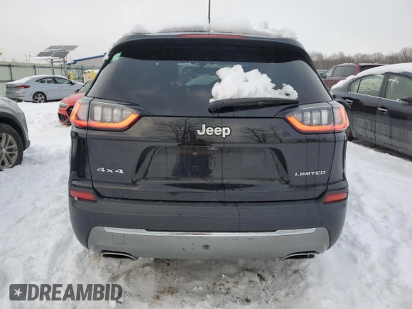2019 Jeep Cherokee Limited with VIN 1C4PJMDX3KD446178, listed as a Copart auction lot 41847205 with 87,219 mi miles and Salvage Title. Bid and sale history available at carsss.com. Image 6.