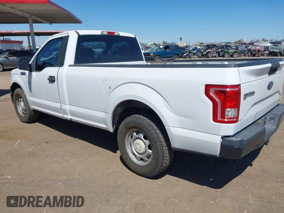 2016 Ford F-150 XL with VIN 1FTMF1C81GKD05786, listed as a IAAI auction lot 41846067 with 126,607 mi miles. Bid and sale history available at carsss.com. Image 3.