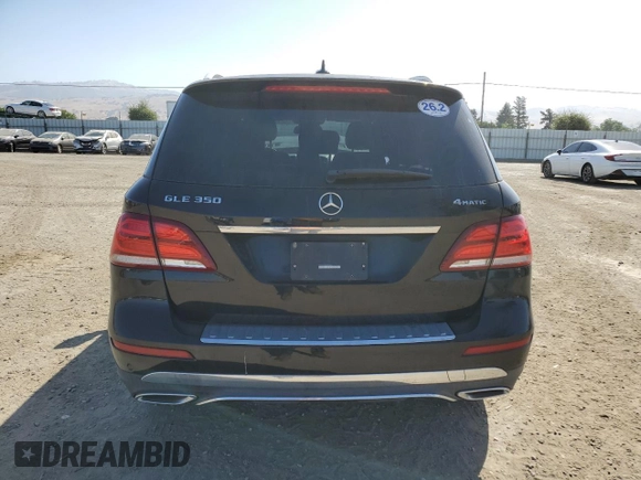 2018 Mercedes-Benz GLE 350 with VIN 4JGDA5HB0JB093461, listed as a Copart auction lot 60826815 with 65,010 mi miles and Salvage title. Bid and sale history available at DreamBid. Image 6.