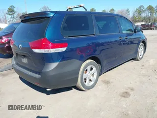 2012 Toyota Sienna with VIN 5TDZK3DC0CS196952, listed as a IAAI auction lot 41674818 with 135,630 mi miles and . Bid and sale history available at DreamBid. Image 4.