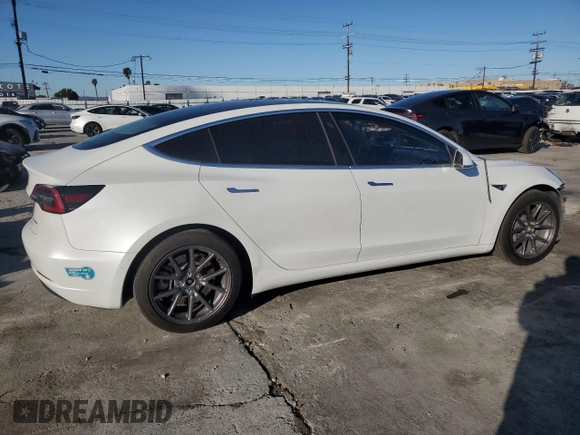 2020 Tesla Model 3 Long Range with VIN 5YJ3E1EB0LF665887, listed as a Copart auction lot 48985245 with 50,309 mi miles and Salvage Title. Bid and sale history available at DreamBid. Image 3.