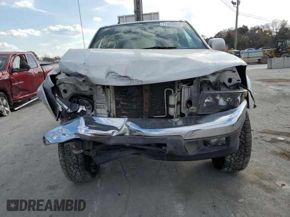 2012 GMC Canyon SLE1 with VIN 1GTH5MFE8C8156663, listed as a Copart auction lot 77385804 with 196,437 mi miles and Salvage Title. Bid and sale history available at carsss.com. Image 5.