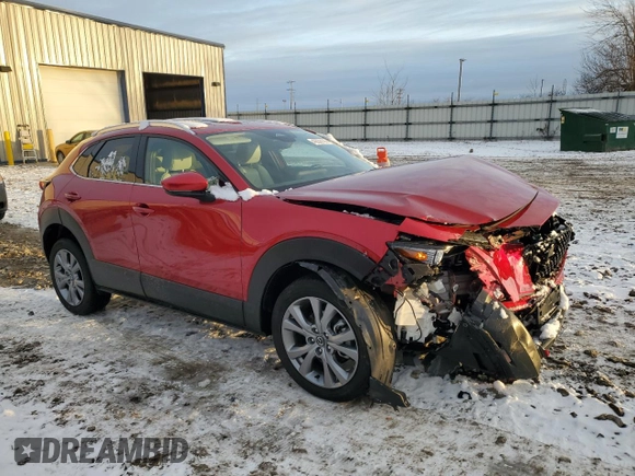 2024 Mazda CX-30 S Premium with VIN 3MVDMBDM9RM617646, listed as a Copart auction lot 43550105 with 11,041 mi miles and Salvage Title. Bid and sale history available at DreamBid. Image 4.