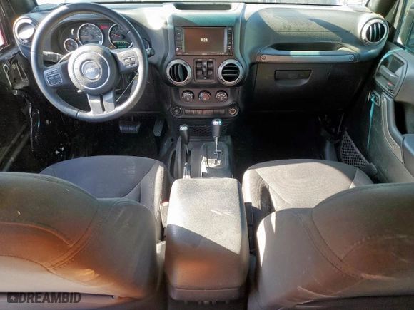 2017 Jeep Wrangler Unlimited Sport with VIN 1C4BJWDG3HL503600, listed as a Copart auction lot 52888245 with 100,515 mi miles and Salvage Title. Bid and sale history available at carsss.com. Image 9.