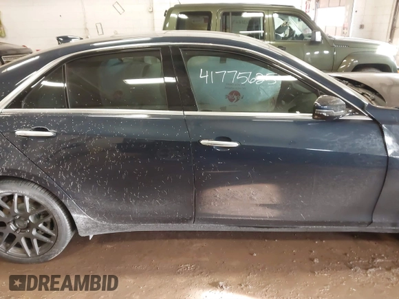 2018 Cadillac CTS Sedan Luxury AWD with VIN 1G6AX5SX9J0119497, listed as a IAAI auction lot 41775625 with 75,251 mi miles. Bid and sale history available at carsss.com. Image 14.