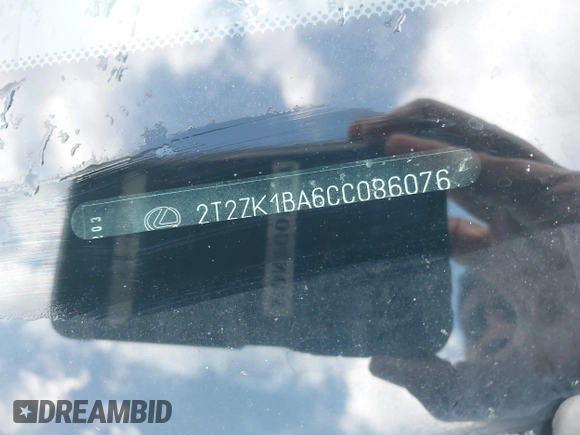 2012 Lexus RX 350 z VIN 2T2ZK1BA6CC086076, wystawiony jako IAAI lot #42078522 z przebiegiem 165 568 mil mil oraz . Historia ofert i sprzedaży dostępna na DreamBid. Obrazek 9.