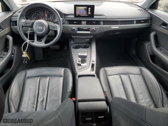 2019 Audi A4 Premium with VIN WAUDNAF45KA030818, listed as a Copart auction lot 53670475 with 55,800 mi miles and Salvage Title. Bid and sale history available at carsss.com. Image 8.