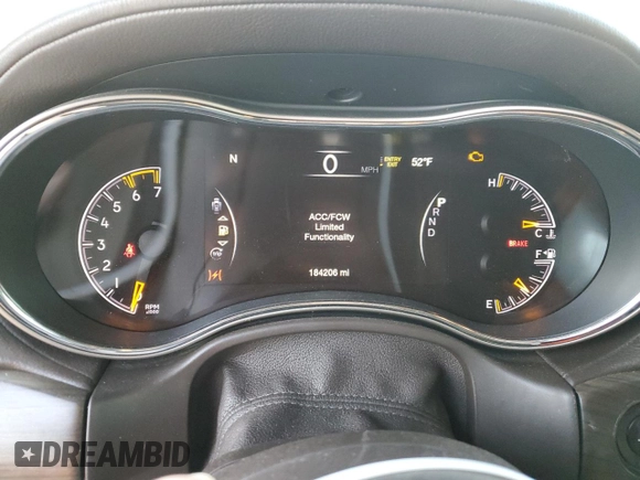2017 Jeep Grand Cherokee Overland with VIN 1C4RJFCT0HC952052, listed as a Copart auction lot 85064124 with 184,206 mi miles and Salvage Title. Bid and sale history available at carsss.com. Image 9.