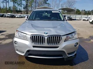 2011 BMW X3 28i with VIN 5UXWX5C50BL708615, listed as a Copart auction lot 46101255 with 132,410 mi miles and Salvage Title. Bid and sale history available at carsss.com. Image 5.
