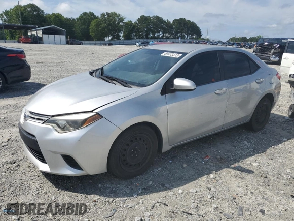 2014 Toyota Corolla L with VIN 2T1BURHE5EC095816, listed as a Copart auction lot 59972315 with 127,330 mi miles and Clean title. Bid and sale history available at DreamBid. Image 1.