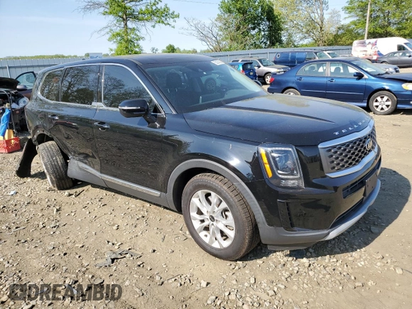 2021 Kia Telluride LX with VIN 5XYP24HC6MG127592, listed as a Copart auction lot 55353825 with 43,115 mi miles and Salvage title. Bid and sale history available at DreamBid. Image 4.