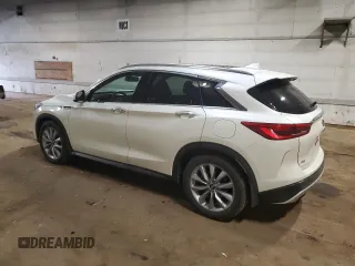 2021 Infiniti QX50 Luxe с VIN 3PCAJ5BB1MF109989, выставлен на аукционе Copart как лот 53688815 с пробегом 62 224 миль миль и Списание • Salvage title. История ставок и продаж доступна на DreamBid. Изображение 2.