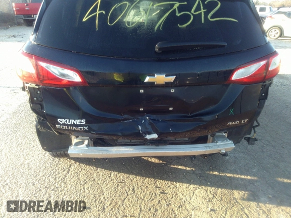 2020 Chevrolet Equinox LT with VIN 3GNAXUEV2LS582389, listed as a IAAI auction lot 41427786 with 66,641 mi miles and . Bid and sale history available at DreamBid. Image 6.