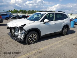 2023 Subaru Forester Premium z VIN JF2SKAEC3PH452128, wystawiony jako Copart lot #56534355 z przebiegiem 15 222 mil mil oraz Szkoda całkowita • Salvage title. Historia ofert i sprzedaży dostępna na DreamBid. Obrazek 1.