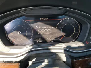 2019 Audi A4 Premium Plus with VIN WAUENAF41KA044624, listed as a Copart auction lot 50043695 with 12,368 mi miles and Salvage Title. Bid and sale history available at carsss.com. Image 9.