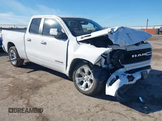 2022 Ram 1500 Big Horn with VIN 1C6RREBT7NN452563, listed as a IAAI auction lot 41297916 with 27,231 mi miles and . Bid and sale history available at DreamBid. Image 1.