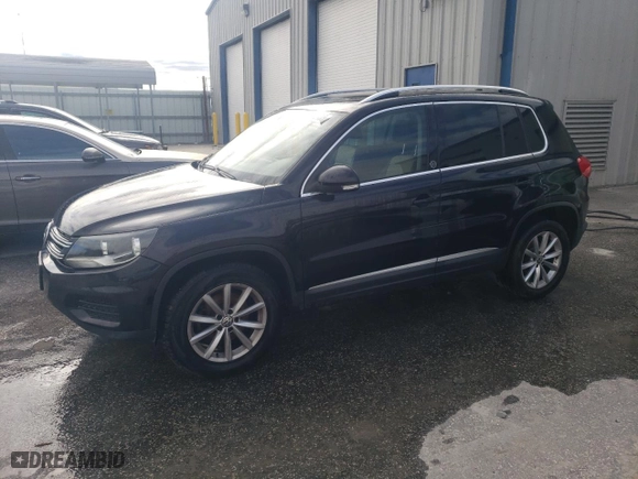 2017 Volkswagen Tiguan Wolfsburg Edition with VIN WVGSV7AX0HK021649, listed as a Copart auction lot 47145005 with 180,934 mi miles and Clean Title. Bid and sale history available at carsss.com. Image 1.