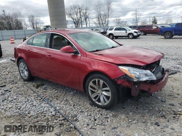 2014 Buick Regal with VIN 2G4GK5EX9E9213162, listed as a Copart auction lot 52080855 with 105,512 mi miles and Clean Title. Bid and sale history available at carsss.com. Image 4.