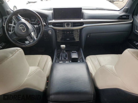 2020 Lexus LX 570 with VIN JTJDY7AX0L4315342, listed as a Copart auction lot 70881694 with 65,917 mi miles and Salvage title. Bid and sale history available at DreamBid. Image 8.