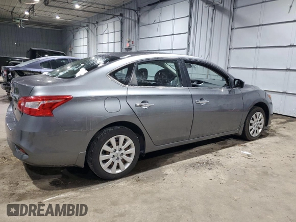 2017 Nissan Sentra S with VIN 3N1AB7AP8HY335353, listed as a Copart auction lot 57016845 with 45,485 mi miles and Non repairable. Bid and sale history available at DreamBid. Image 3.
