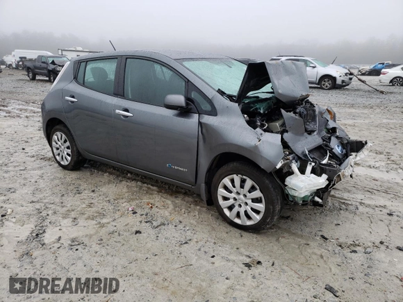 2017 Nissan LEAF SL with VIN 1N4BZ0CP5HC305596, listed as a Copart auction lot 70248472 with 0 mi miles. Bid and sale history available at carsss.com. Image 4.