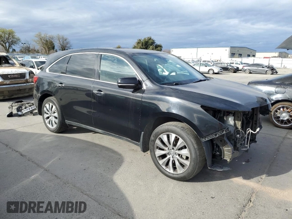 2014 Acura MDX Technology z VIN 5FRYD3H67EB001929, wystawiony jako Copart lot #48427815 z przebiegiem 165 080 mil mil oraz Szkoda całkowita • Salvage title. Historia ofert i sprzedaży dostępna na DreamBid. Obrazek 4.