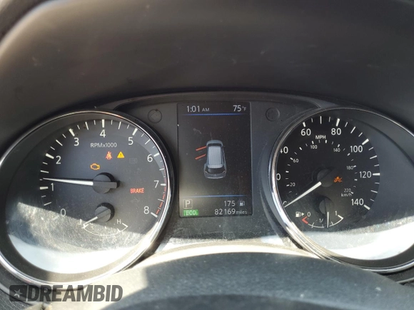 2019 Nissan Rogue SV with VIN 5N1AT2MT2KC798154, listed as a Copart auction lot 52115855 with 82,169 mi miles and Salvage Title. Bid and sale history available at DreamBid. Image 9.
