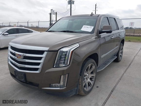 2015 Cadillac Escalade Luxury with VIN 1GYS3MKJ9FR725818, listed as a IAAI auction lot 41596731 with 224,246 mi miles. Bid and sale history available at carsss.com. Image 6.