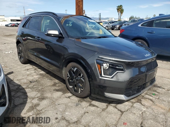 2023 Kia Niro EV Wind with VIN KNDCR3L16P5045630, listed as a Copart auction lot 51439095 with 51,784 mi miles and Clean Title. Bid and sale history available at carsss.com. Image 4.