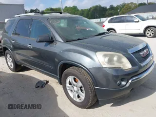 2011 GMC Acadia SLE with VIN 1GKKRPED5BJ311833, listed as a IAAI auction lot 41874960 with 135,564 mi miles. Bid and sale history available at carsss.com. Image 1.