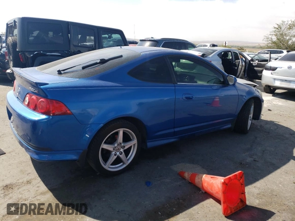 2006 Acura RSX Type-S Leather with VIN JH4DC53056S013114, listed as a Copart auction lot 76320304 with 176,736 mi miles and Salvage Title. Bid and sale history available at carsss.com. Image 3.