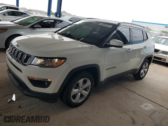2019 Jeep Compass Latitude with VIN 3C4NJCBB3KT726119, listed as a Copart auction lot 65382915 with 132,313 mi miles and Salvage title. Bid and sale history available at DreamBid. Image 1.