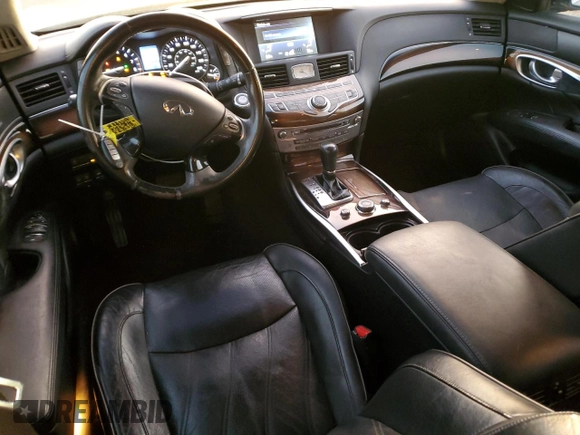 2012 Infiniti M Hybrid with VIN JN1EY1AP0CM910053, listed as a Copart auction lot 85345224 with 121,711 mi miles and Salvage title. Bid and sale history available at DreamBid. Image 8.