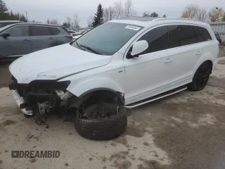 2015 Audi Q7 3.0L TDI Vorsprung Edition with VIN WA1WMCFEXFD008430, listed as a Copart auction lot 79434454 with 174,763 mi miles and Salvage Title. Bid and sale history available at carsss.com. Image 1.