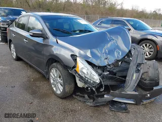 2015 Nissan Sentra S with VIN 3N1AB7APXFY216474, listed as a IAAI auction lot 41293511 with 73,767 mi miles. Bid and sale history available at carsss.com. Image 1.