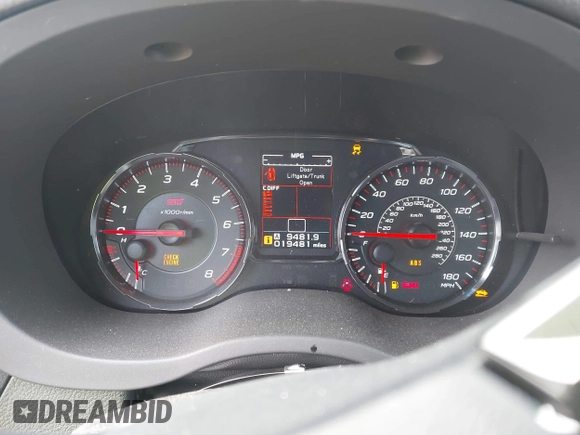 2021 Subaru WRX STI z VIN JF1VA2S69M9816079, wystawiony jako IAAI lot #42453417 z przebiegiem 19 481 mil mil oraz . Historia ofert i sprzedaży dostępna na DreamBid. Obrazek 7.